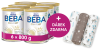 BEBA COMFORT 3, 5 HMO, mléko pro malé děti, 6 x 800 g + T-tomi TETRA pleny Grey Trees