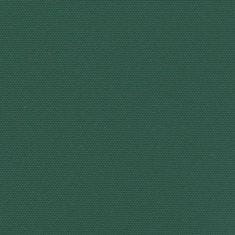 Vidaxl Zatahovací boční markýza tmavě zelená 140 x 1 000 cm