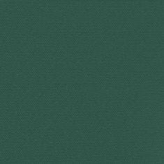 Vidaxl Zatahovací boční markýza tmavě zelená 220 x 500 cm