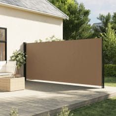 Vidaxl Zatahovací boční markýza taupe 180 x 600 cm