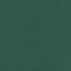 Vidaxl Zatahovací boční markýza tmavě zelená 220 x 600 cm