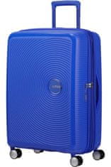 American Tourister Cestovní kufr Soundbox 67cm Modrý Cobalt Blue rozšiřitelný
