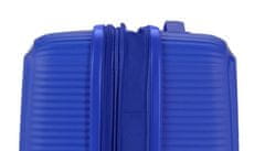 American Tourister Cestovní kufr Soundbox 67cm Modrý Cobalt Blue rozšiřitelný