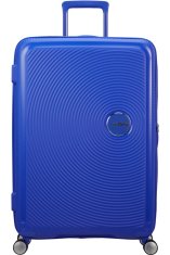 American Tourister Cestovní kufr Soundbox 77cm Modrý Cobalt Blue rozšiřitelný