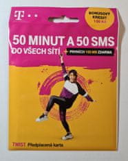 T-Mobile T-MOBILE 50 minut+50 sms do všech sítí
