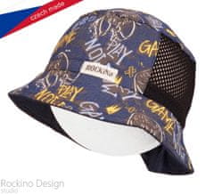 ROCKINO Chlapecký letní klobouk vzor 3458 - modrý, velikost 52