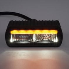 Stualarm LED světlo obdélníkové s oranžovým výstražným světlem, ECE R10, R65 (wl-460AA)