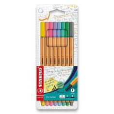 Stabilo Popisovač point liner 88 sada 8 ks "Pastel"