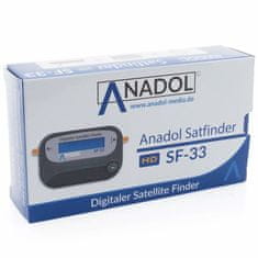 Anadol vyhledávač signálu SF33 BLACK LCD