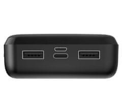 Hama powerbanka Eco Power 20, 20000 mAh, 2 A, 2 výstupy: 2x USB-A, vstup micro USB/USB-C, černá