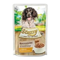 STUZZY Dog kapsa Adult kousky kuřecího 100g