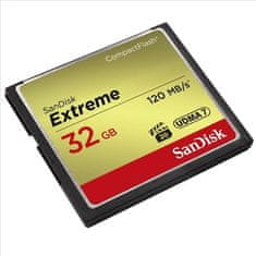 SanDisk Paměťová karta Extreme CF 32 GB 120 MB/s zápis 85 MB/s UDMA7