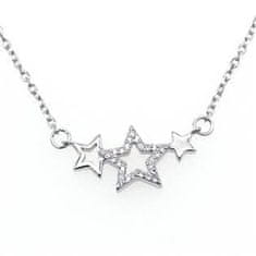 NUBIS Střibrný náhrdelník se hvězdami
