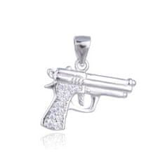 NUBIS Stříbrný přívěšek pistole