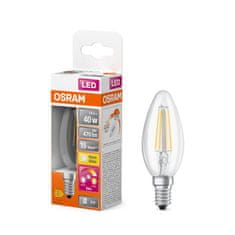Osram LEDVANCE LED Superstar Plus Classic B 40 Filament Glow DIM 4W 822…827 E14 4058075435490