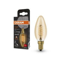 Osram LEDVANCE Vintage 1906 Classic B 25 Filament DIM 3.4W 822 Gold E14 4099854091612