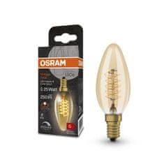 Osram LEDVANCE Vintage 1906 Classic B 25 Filament DIM 3.4W 822 Gold E14 4099854091612