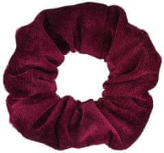 For Fun & Home Velur Velvet Froté Gumička do Vlasů SCRUNCHIE, Univerzální Velikost, Šířka 10 cm, Mnoho Barev