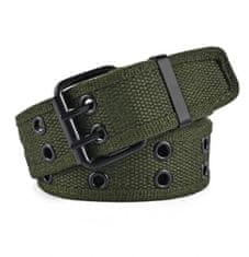 Camerazar Unisex Vojenský Taktický Opasek SURVIVAL s Kovovou Sponou, Polypropylenový Nylon, 120 cm x 3,7 cm