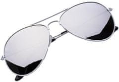 Camerazar Unisex Aviator Sluneční Brýle s Zlatým Kovovým Rámem a Modrými Zrcadlovými Skly, UV Filtr 400 kat. 3