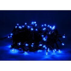 Flor de Cristal Dekorativní Vánoční Světla 200 LED, Modrá, Nastavitelná Délka, Vnitřní/Venkovní Použití
