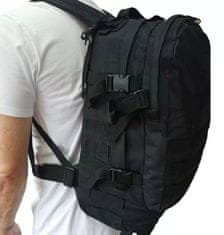 Camerazar Vojenský turistický batoh XL SURVIVAL, Polyester 600d, 45 litrů, voděodolný