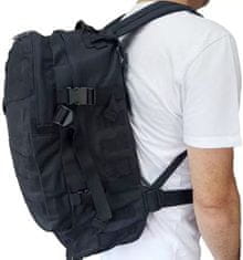 Camerazar Vojenský turistický batoh XL SURVIVAL, Polyester 600d, 45 litrů, voděodolný