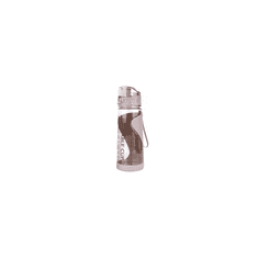 Flor de Cristal Přenosná Láhev na Vodu pro Fitness 600 ml, Odolný Plast, Bezpečný a Bez Pachu, 22x7.5x5.5 cm