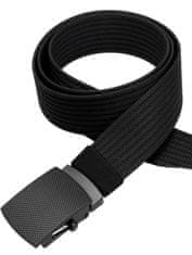 Camerazar Taktický Vojenský Opasek SURVIVAL, Černá Barva, Polypropylenový Nylon, 37mm x 125cm