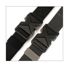 Camerazar Unisex Vojenský Taktický Opasek SURVIVAL, Černý, Polypropylenový Nylon, 36 mm x 0.2 cm x 126 cm