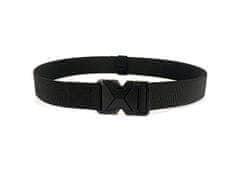 Camerazar Unisex Vojenský Taktický Opasek SURVIVAL, Černý, Polypropylenový Nylon, 36 mm x 0.2 cm x 126 cm