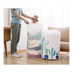 Flor de Cristal Úložný kontejner na hračky nebo prádlo, skandinávský styl, polyester, 40x83 cm