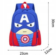 Camerazar Dětský batoh Captain pro předškoláky, polyester, 30x23x12 cm