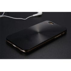 Flor de Cristal Odolné hliníkové pouzdro pro iPhone 5/5S s výřezy a ochranou tlačítek - černé