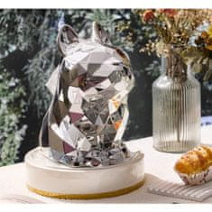 Flor de Cristal Stříbrný držák na papírové kapesníky CB42, plast, 24.5x21x15 cm, 225 g