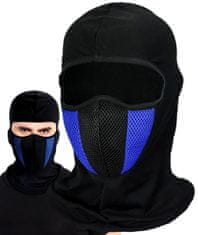 Camerazar Univerzální Prodyšná Motorkářská Maska Balaclava, Černá, 100% Polyester, 30x30x5 cm