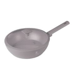 Berlingerhaus Wok s poklicí, 28 cm, Taupe Collection