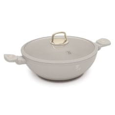 Berlingerhaus Wok pánev s titanovým povrchem a poklicí 30 cm Sahara Collection