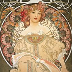 Grooters Poznámkový kalendář Alfons Mucha 2025, 30 × 30 cm