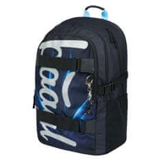 BAAGL Školní batoh Skate Bluelight