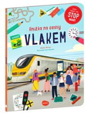 Presco Publishing Knížka na cesty VLAKEM – Stop nudě: kvízy, rébusy, hry