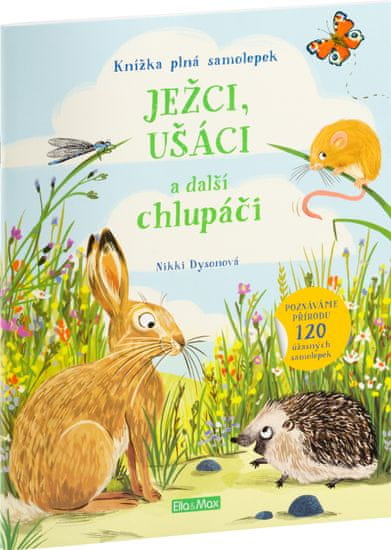 Presco Publishing JEŽCI, UŠÁCI a další chlupáči – Kniha samolepek