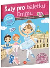 Presco Publishing Šaty pro baletku EMMU – Kniha samolepek