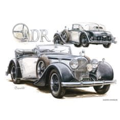 NOTIQUE Poznámkový kalendář Classic Cars – Václav Zapadlík, 2025, 30 x 30 cm