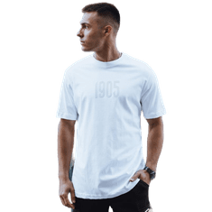 Dstreet Pánské tričko s potiskem MILL bílé rx5519 S