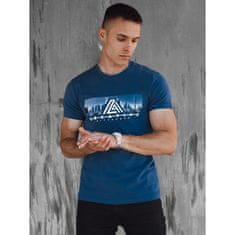 Dstreet Pánské tričko JIMA modré rx5554 XL