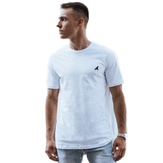 Dstreet Pánské tričko s krátkým rukávem RESA bílé rx5574 M