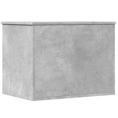 Vidaxl Úložný regál betonově šedý 60 x 42 x 46 cm kompozitní dřevo