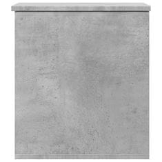 Vidaxl Úložný regál betonově šedý 40 x 42 x 46 cm kompozitní dřevo