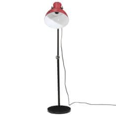 Vidaxl Stojací lampa 25 W červená patina 30 x 30 x 90–150 cm E27